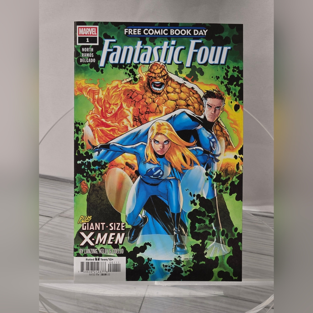 Fantastic Four/Giant-Size X-Men #1 (FCBD 2025) Marvel Comics, Key Issue